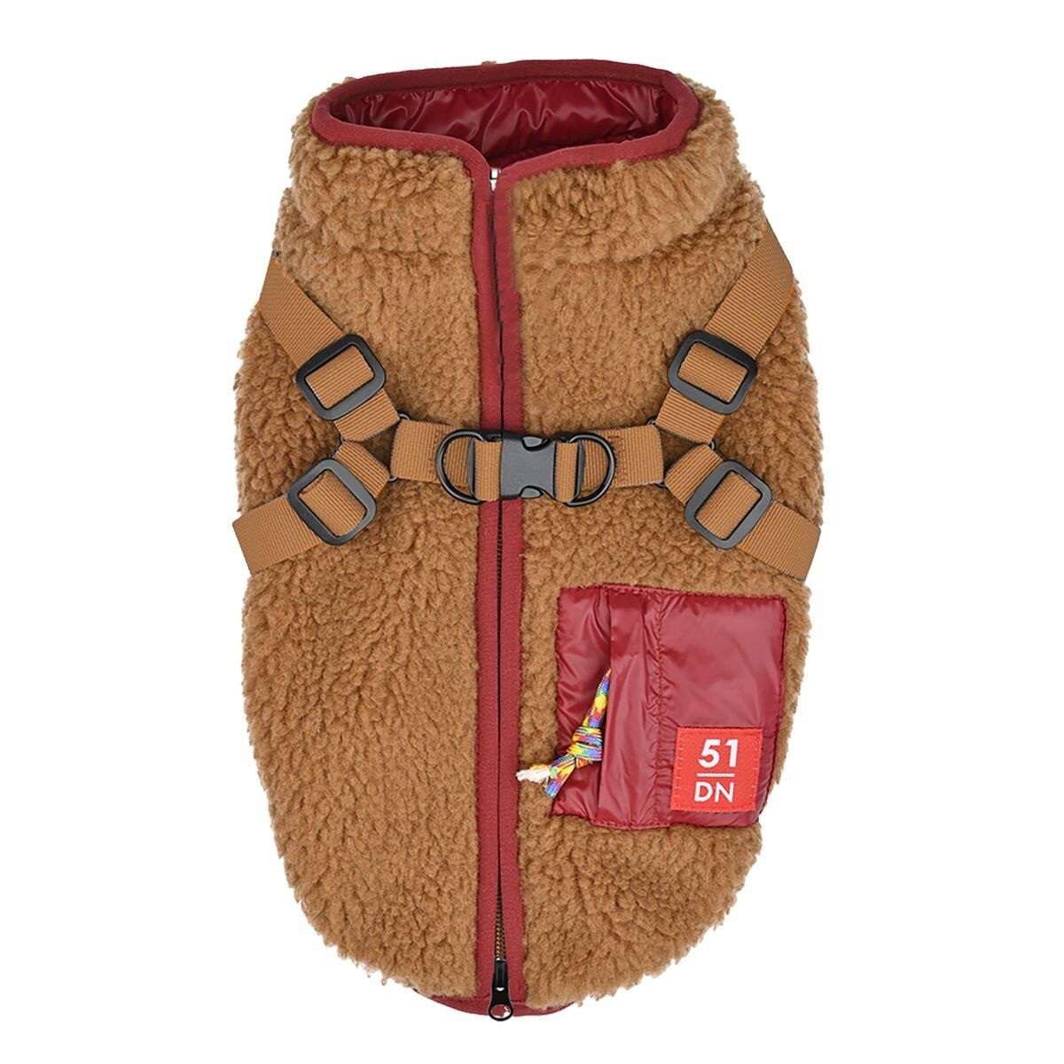 51 Degrees North Jules Harness Coat, brown