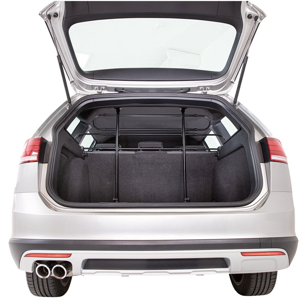 Trixie Koirakalteri kaareva musta, leveys 85-140 cm, korkeus 75-110 cm 