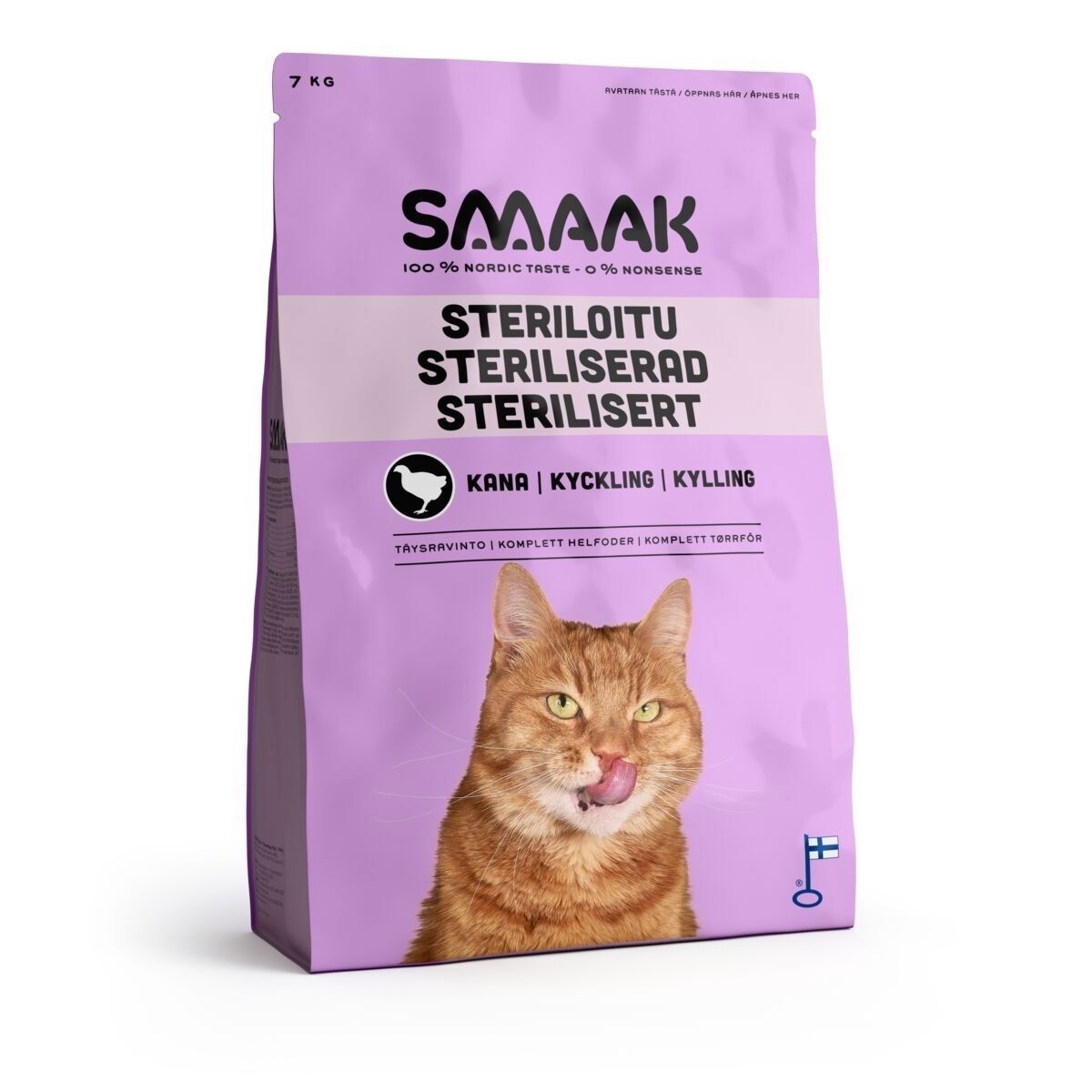 SMAAK steriloidun kissan ruoka