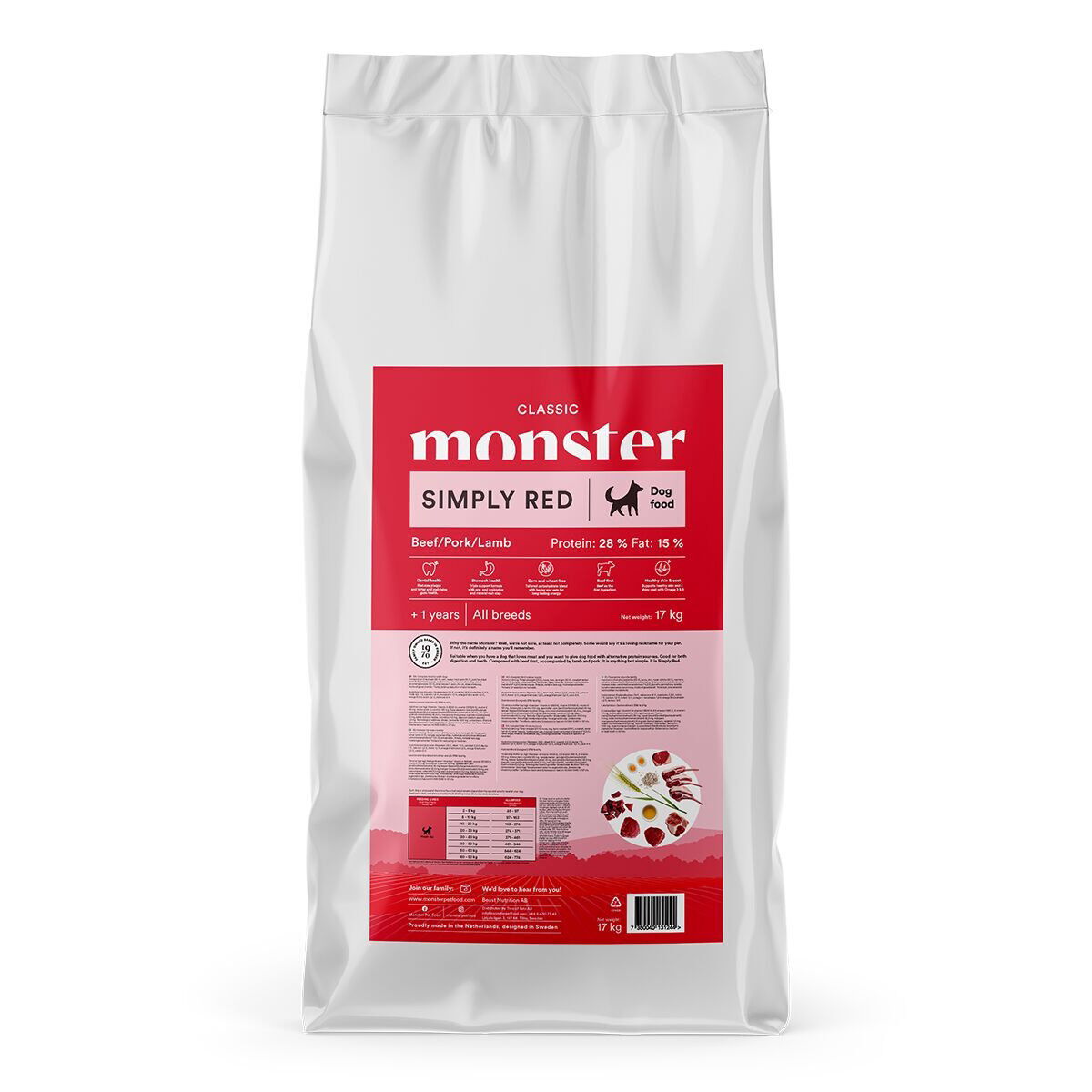 Monster Dog Classic Simply Red