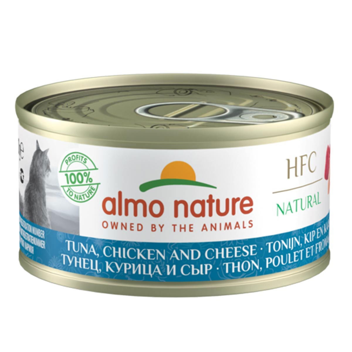 Almo Nature HFC tonnik, kana,juus 70 g