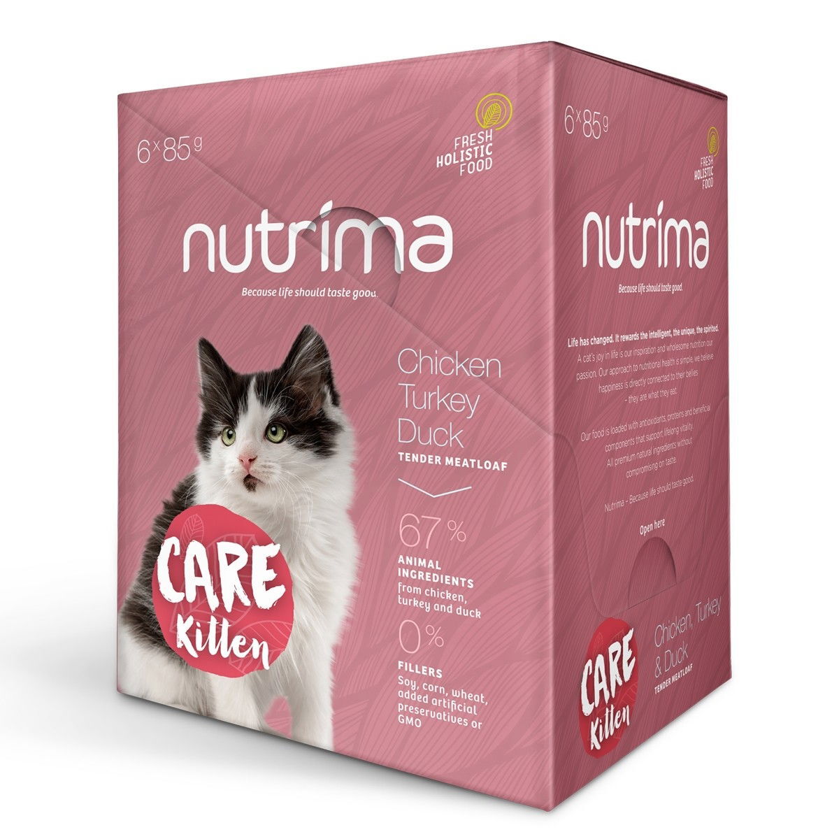 Nutrima Care Kitten kana, kalkkuna & ankka 85 g