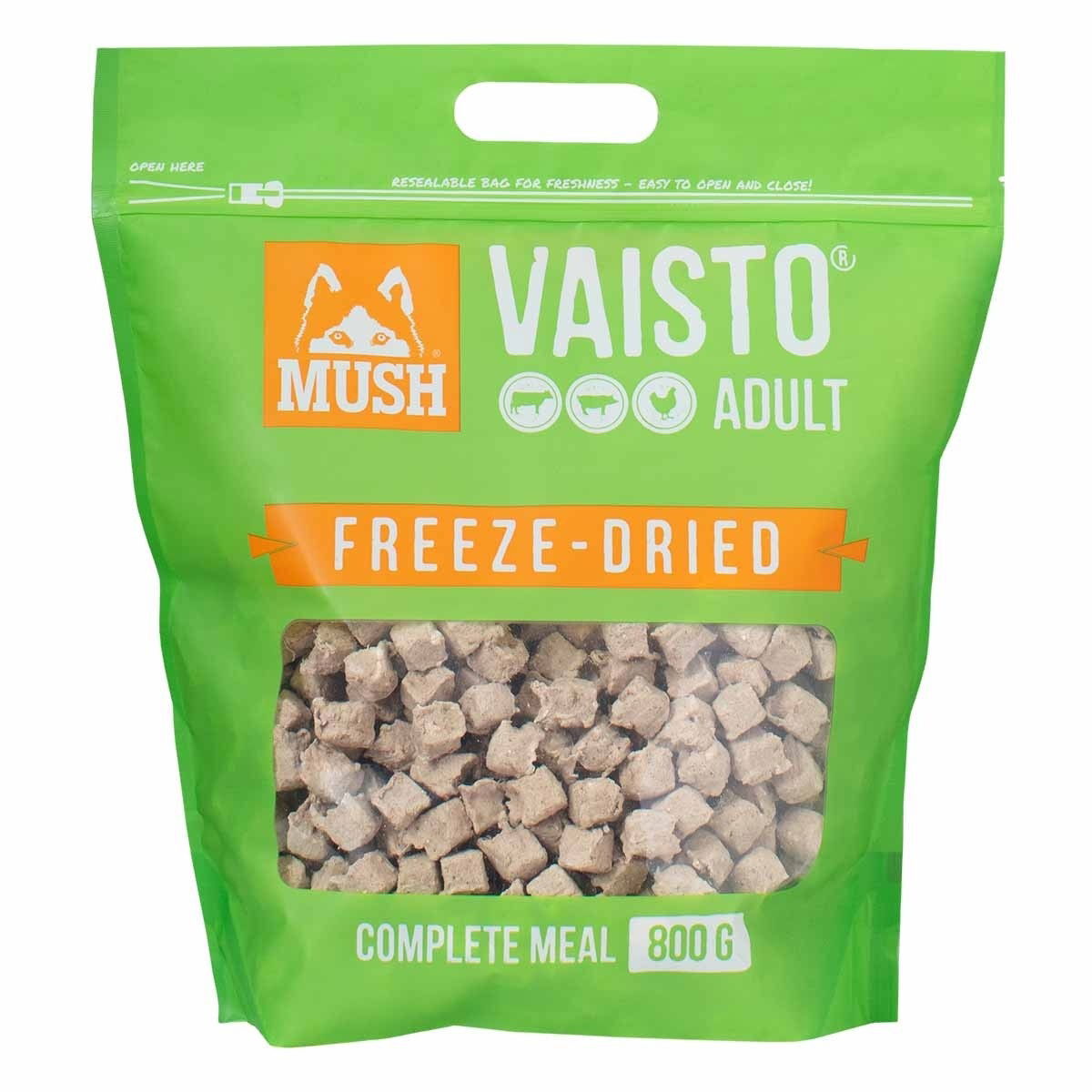 MUSH Vaisto Vihreä FREEZE-DRIED