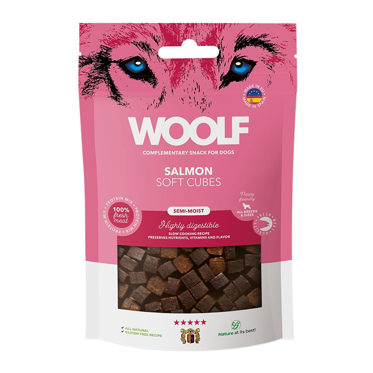 Woolf Soft Cubes Salmon, mono