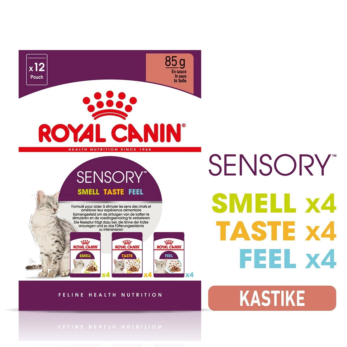 Royal Canin Sensory Mixed Box Gravy Adult kissan märkäruoka
