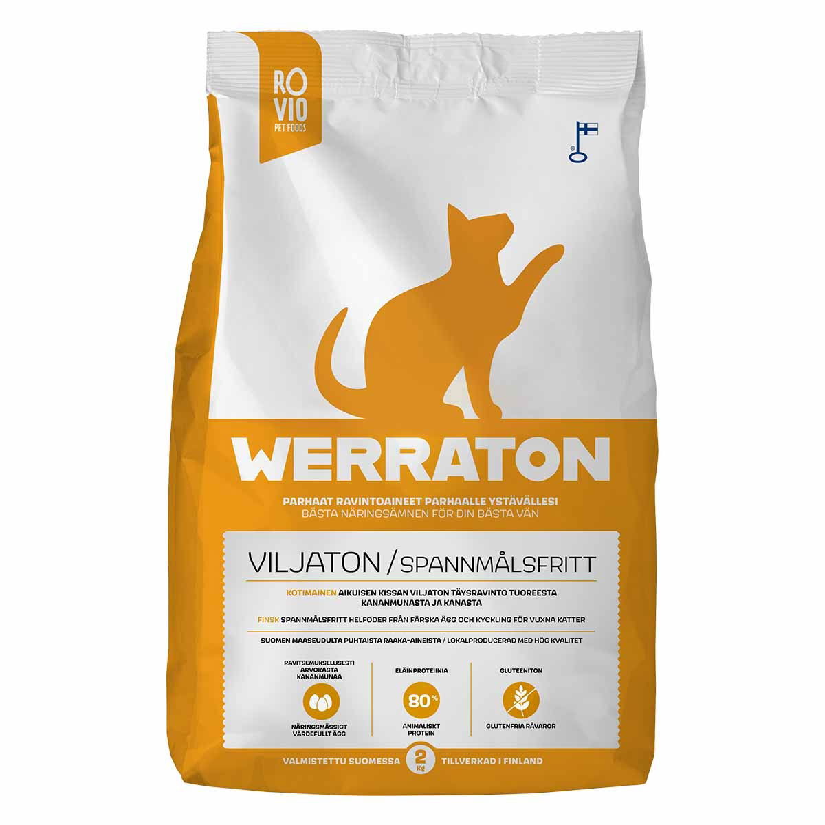 Werraton Viljaton kissanruoka