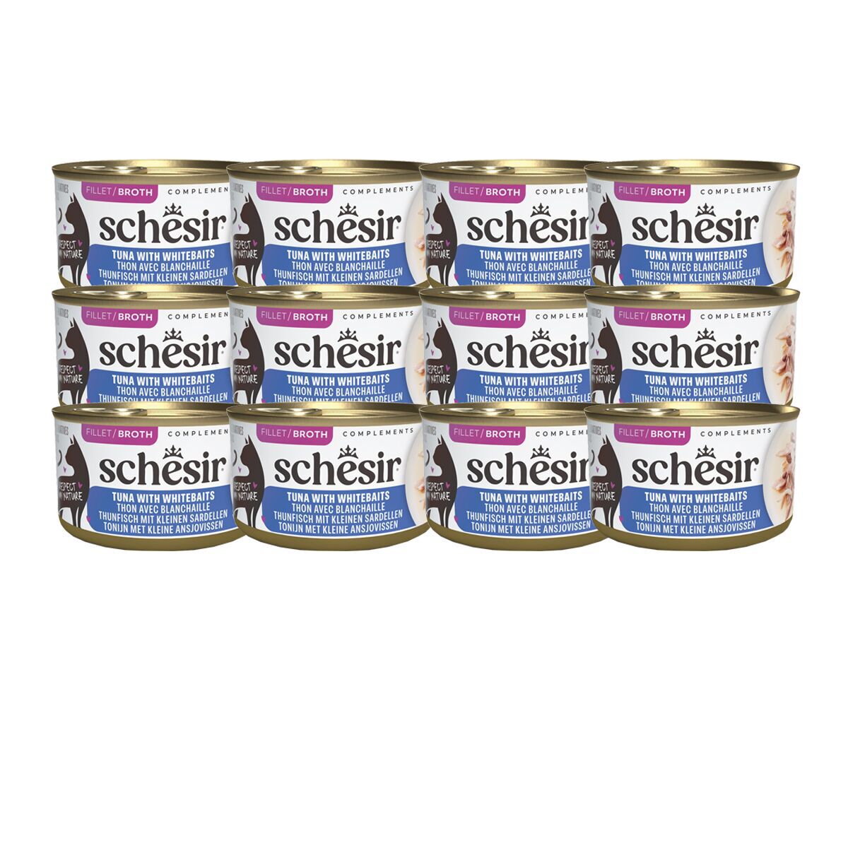 Schesir tonnikala & pikkukalat 70 g