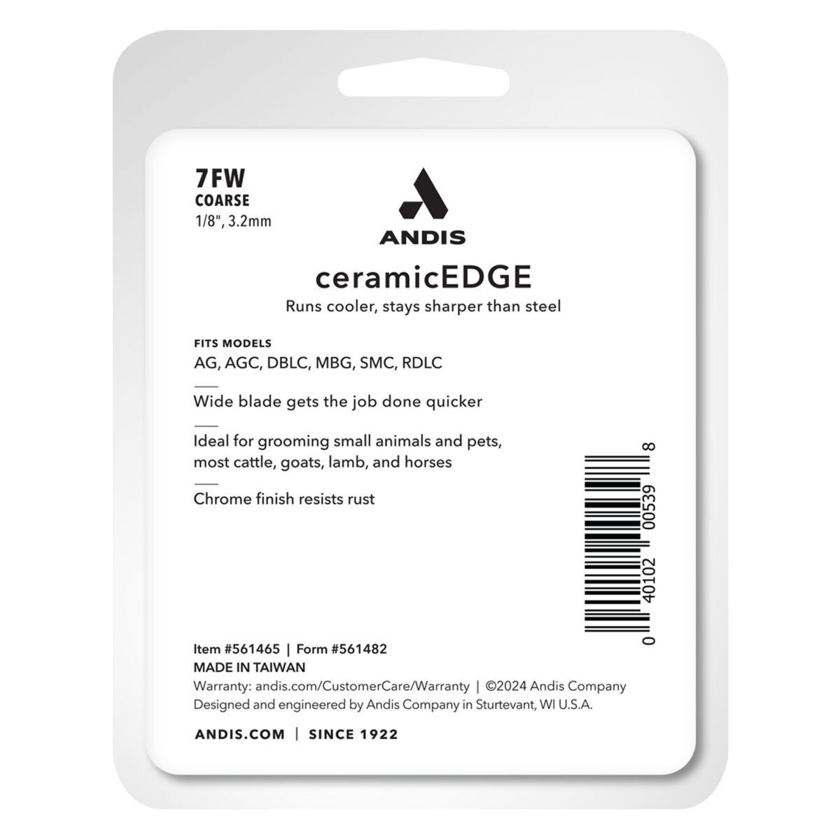 Andis CeramicEdge Wide leveä terä