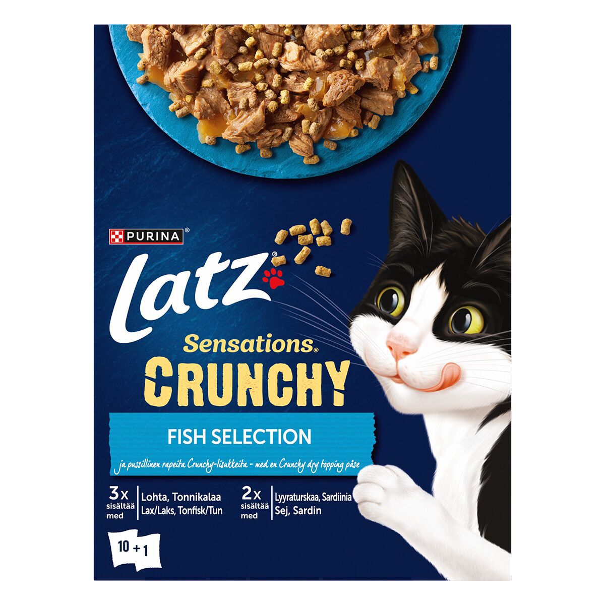 Latz Sensations Crunchy Fish 10x85g