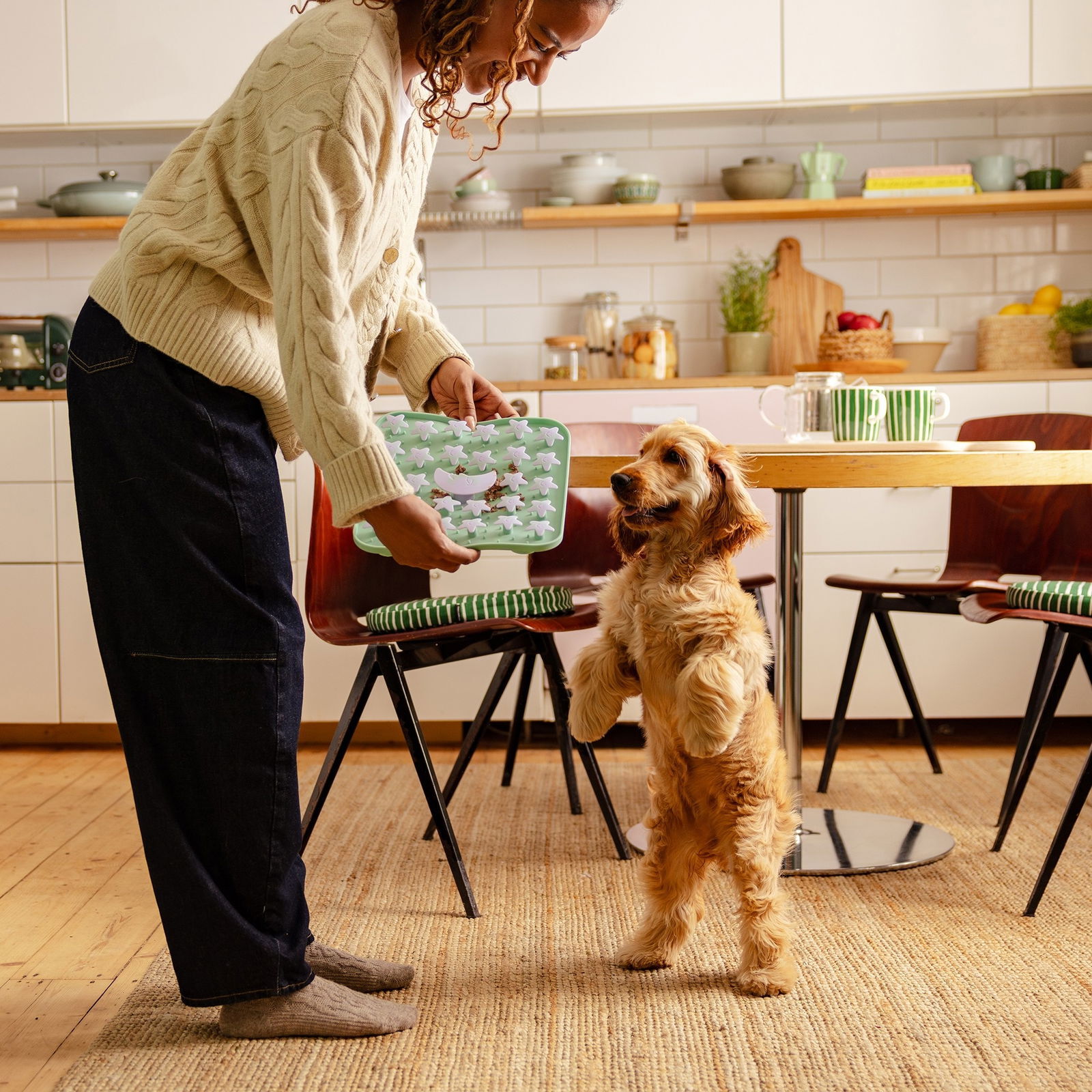 Little&Bigger Moon Man 3D nuuskulautanen kuu ja tähdet turkoosi
