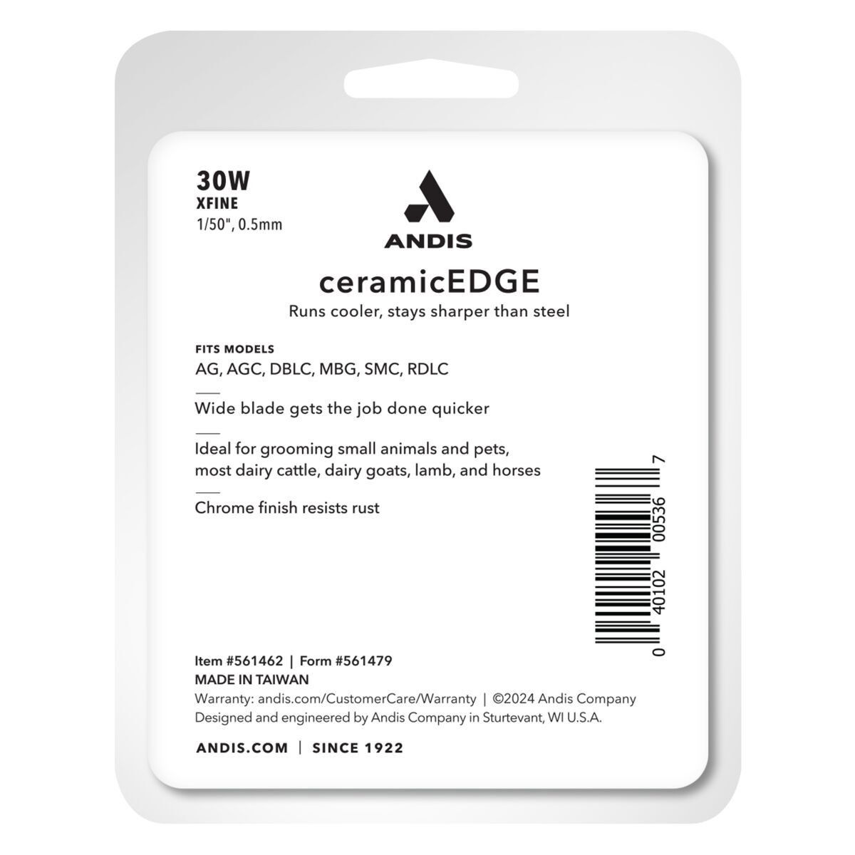 Andis CeramicEdge Wide leveä terä