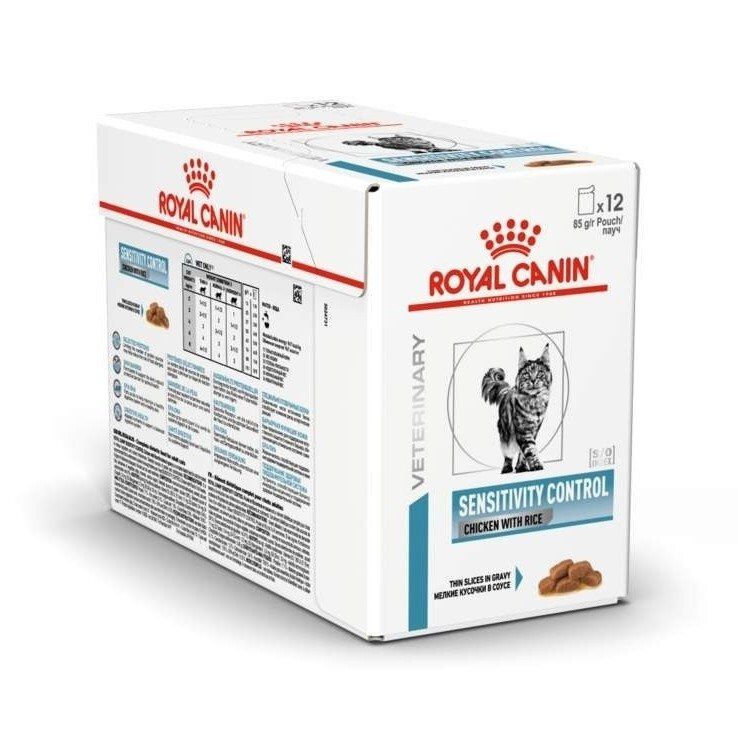 Royal Canin Veterinary Diets Derma Sensitivity Control Chicken Pouch kissan märkäruoka