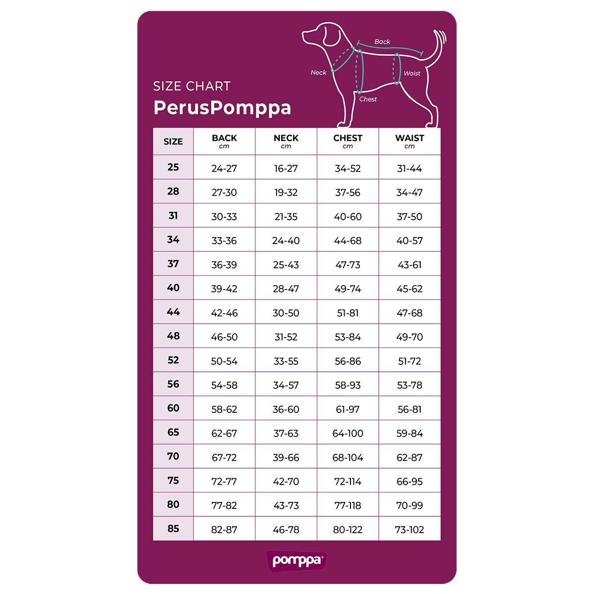 PerusPomppa for harness Plum