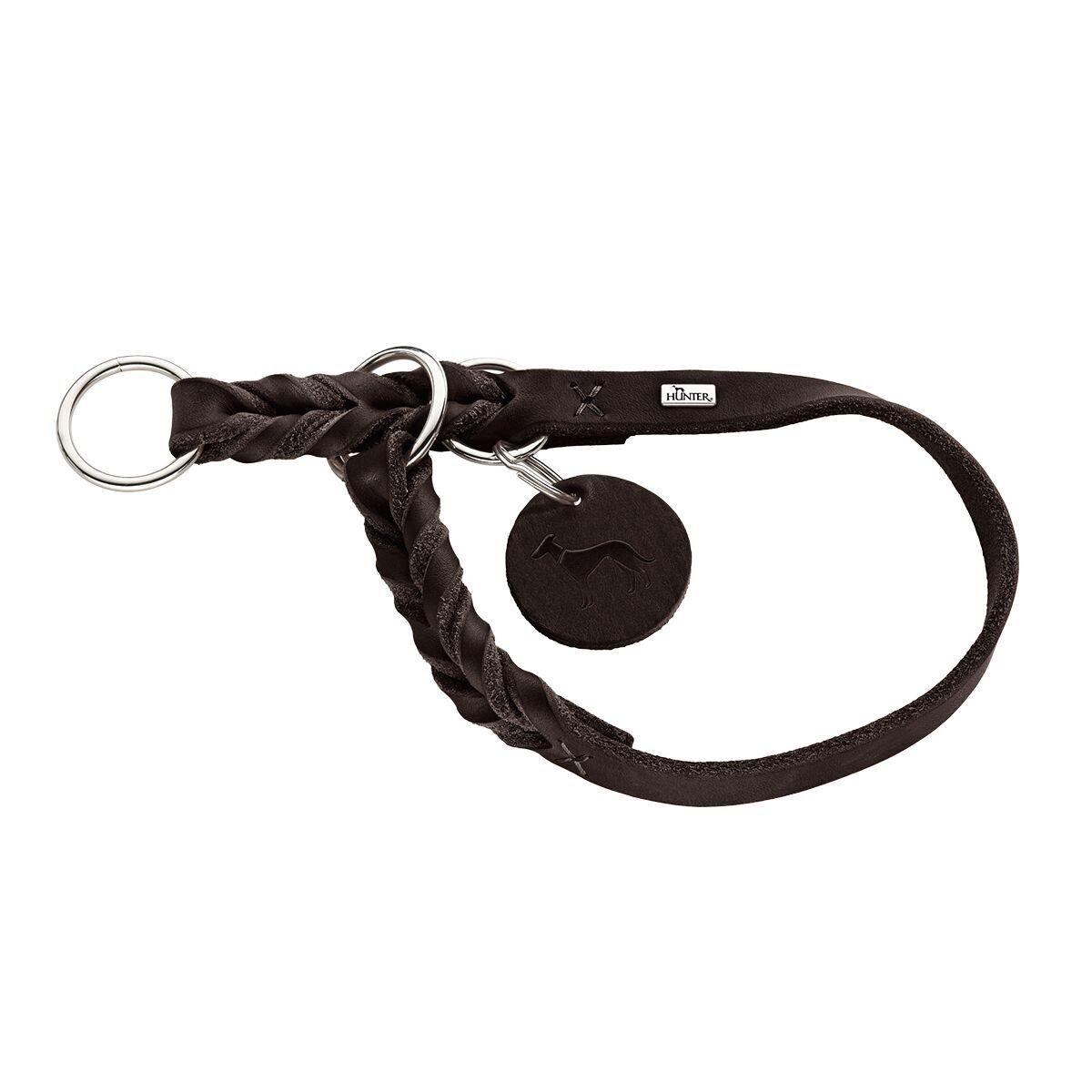 Hunter training collar Solid Education Dark Brown