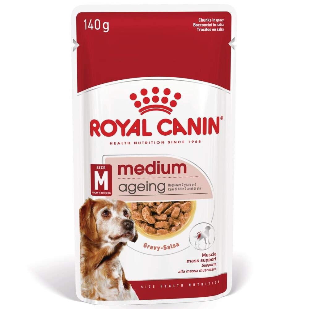 Royal Canin Medium Ageing Gravy koiran märkäruoka
