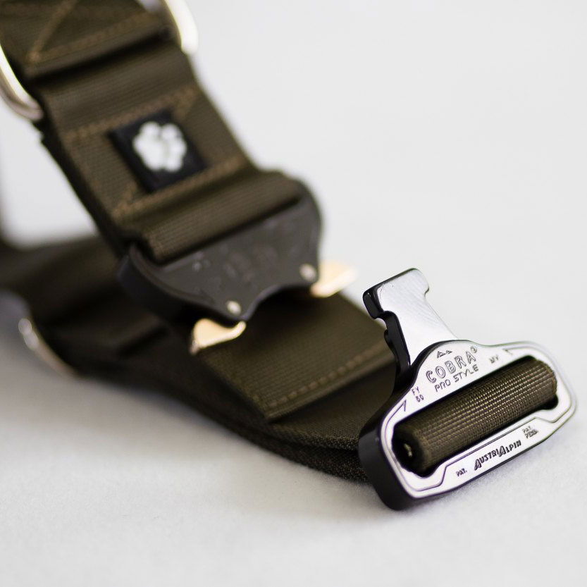 Salmiakkitassu Cobra-kahvapanta 50 mm, oliivi