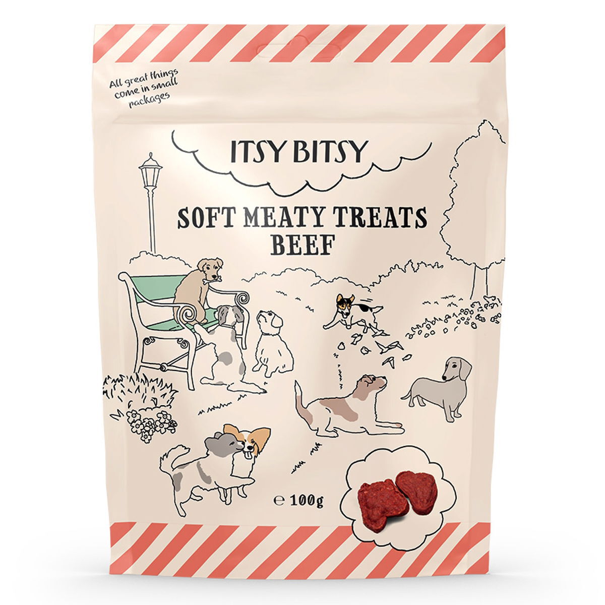 ItsyBitsy lihainen nautaherkku 100g