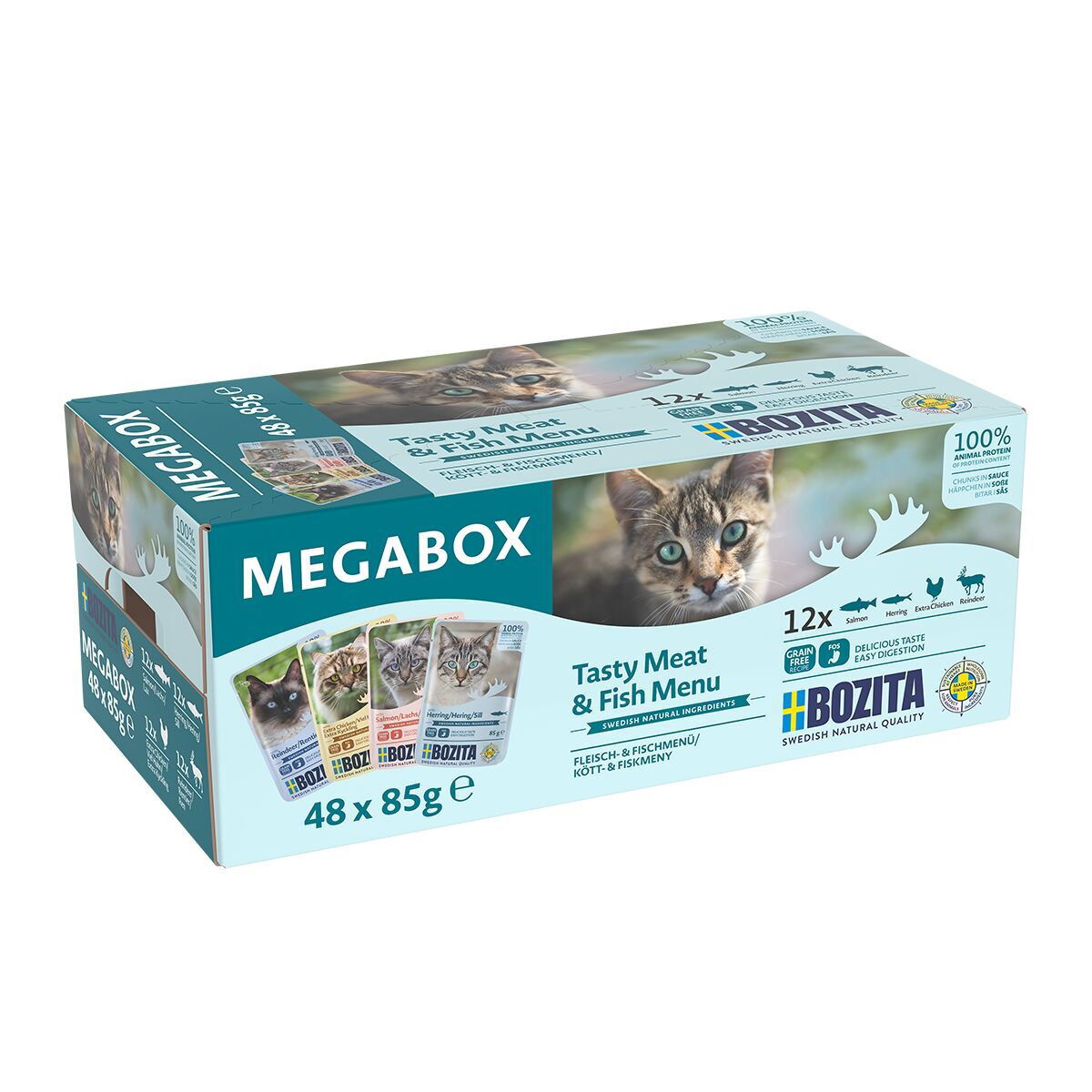 Bozita cat pouch Megabox 48x85g