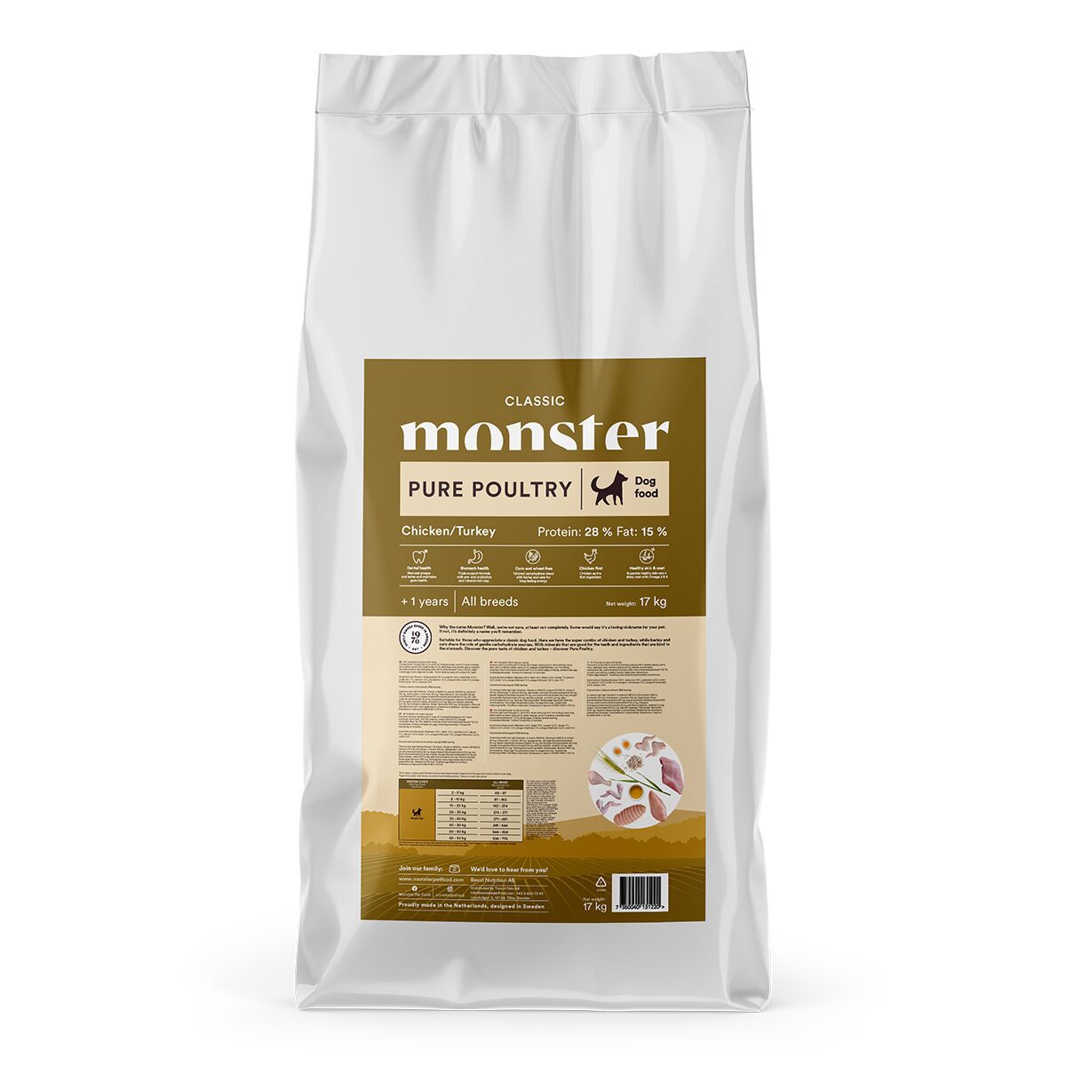 Monster Dog Classic Pure Poultry
