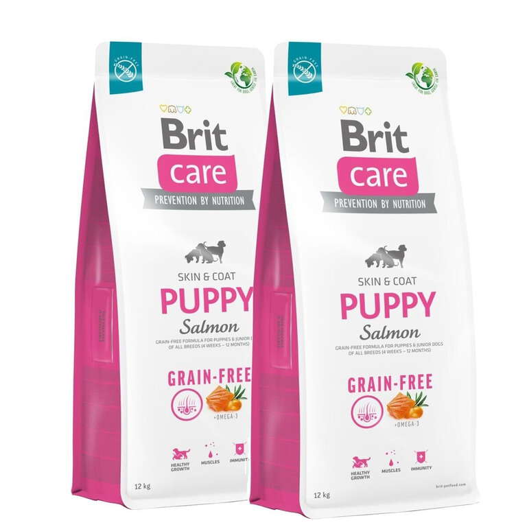 Brit Com Brit Care Puppy Grain Free Salmon 2x12 kg - Petenkoiratarvike.com