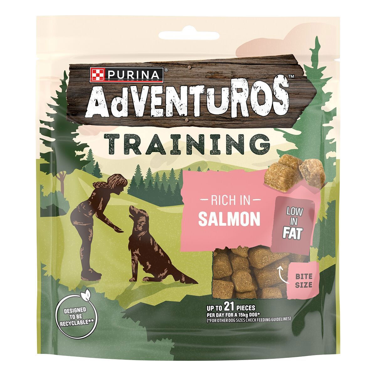 Adventuros Training Snacks Salmon 115g