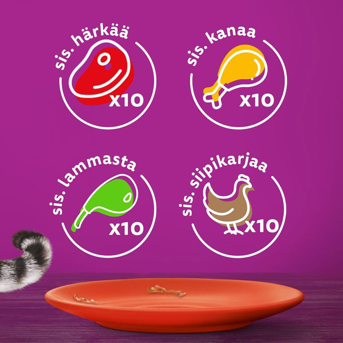 Whiskas 1+ gravy 40x85g