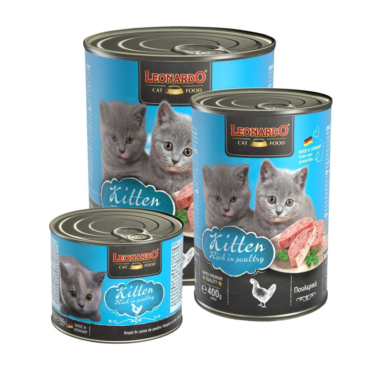 Leonardo Kitten Rich in Poultry 