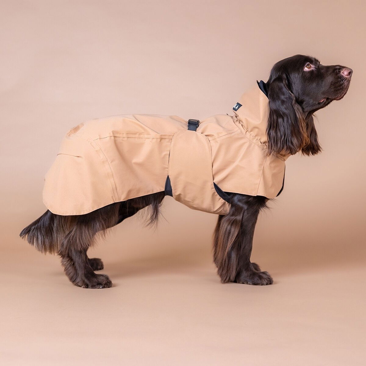 PAIKKA Visibility raincoat lite, Taupe