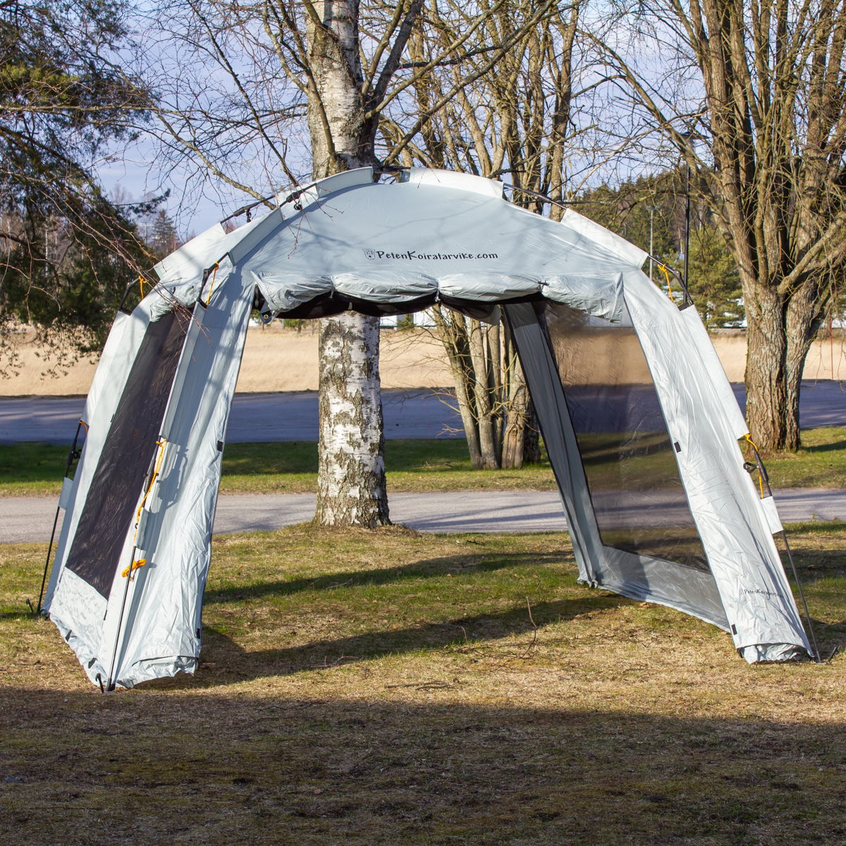 Näyttelyteltta PetEasy, L harmaa 