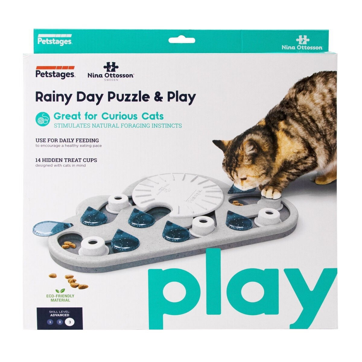 Nina Ottosson Cat Rainy Day Puzzle and Play kissan aktivointipeli
