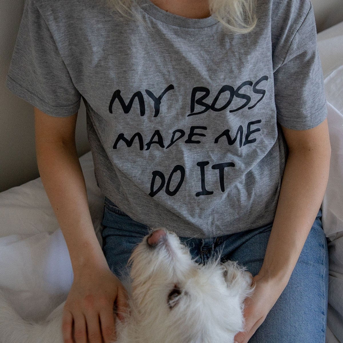 L&B Lemmikin vanhemman paita harmaa