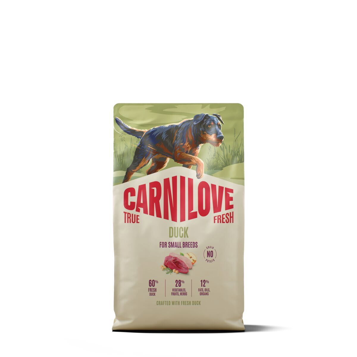 CARNILOVE TRUE FRESH dog dry duck for adult small breeds