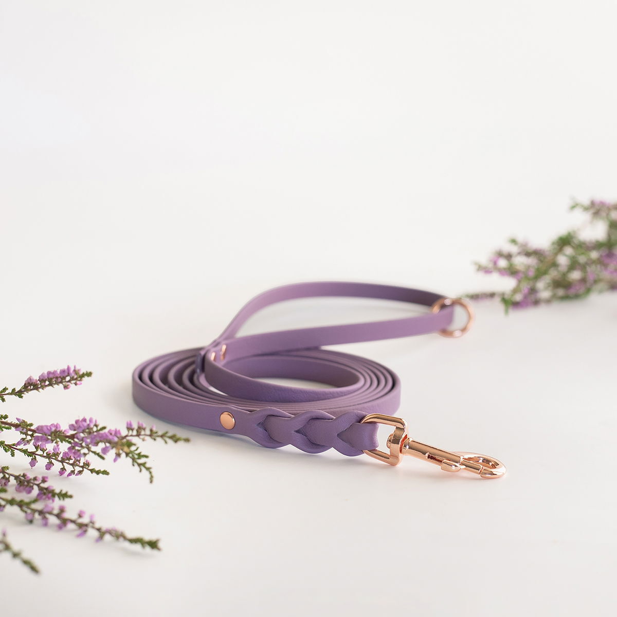 Tyylivoitto Braid leash, mauve