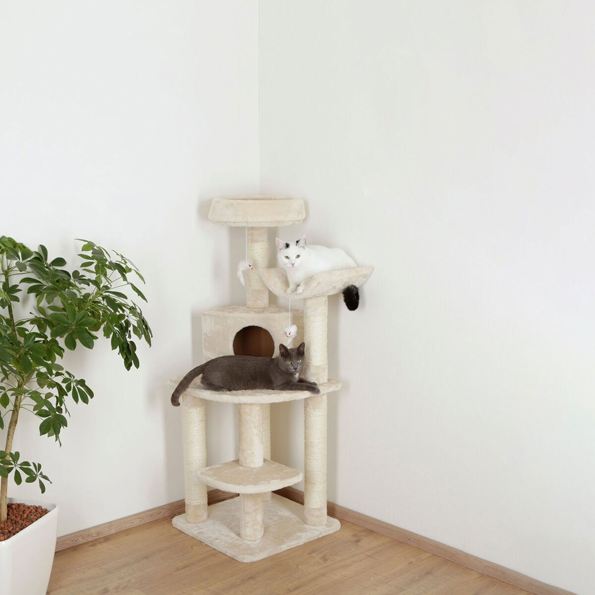 Kerbl Corner Cat tree Zirc, beige