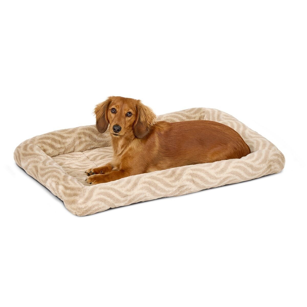 Midwest QuietTime Wave Pet Bed Tan
