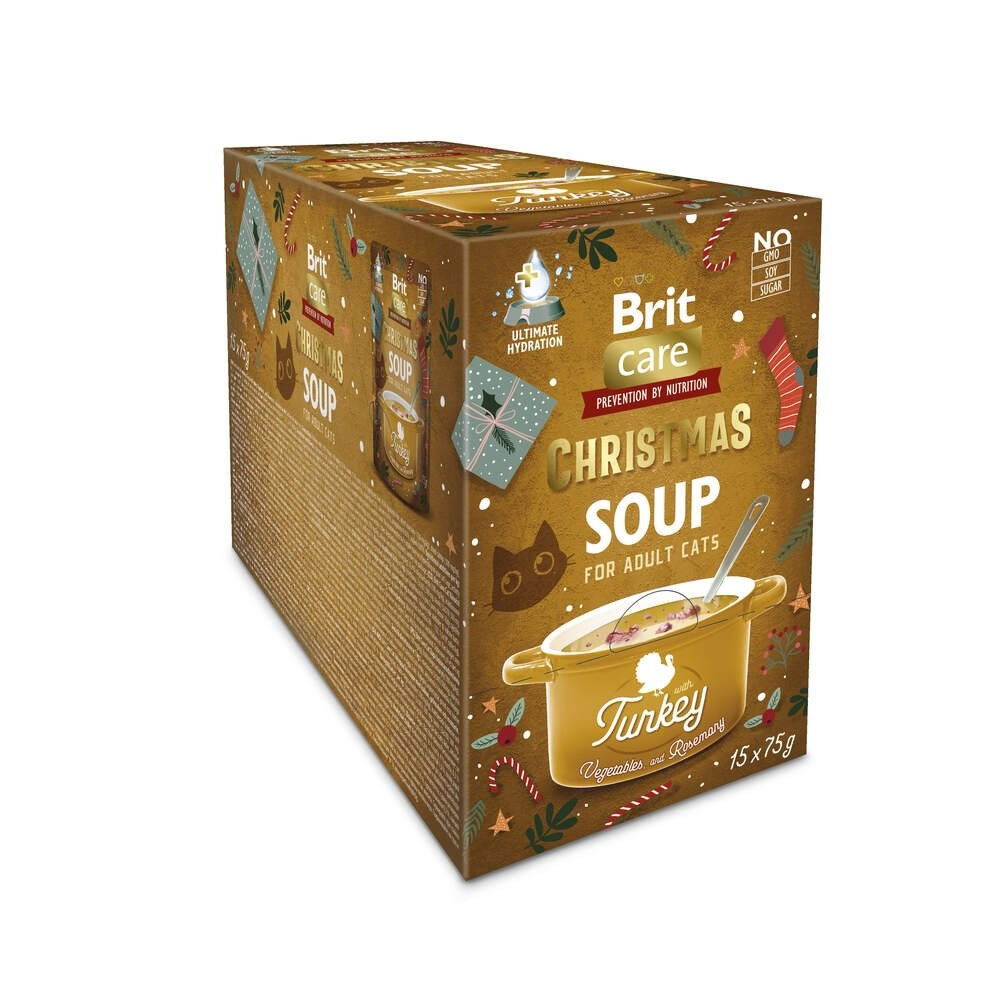 Brit Care Cat Christmas Turkey Soup 75g