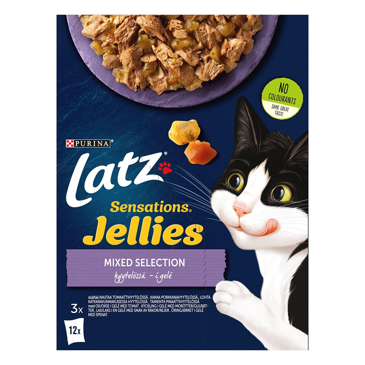Latz Cat Sensations Mixed Selection in jelly 12x100g
