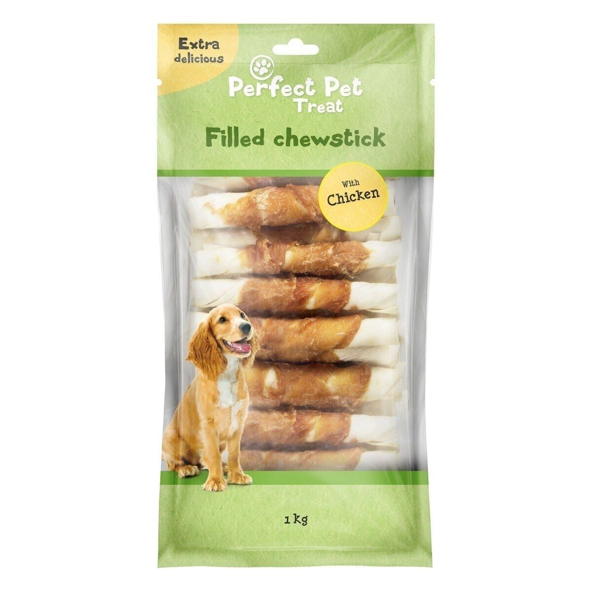 Perfect Pet Filled chewstick chicken wrap 13cm 400g