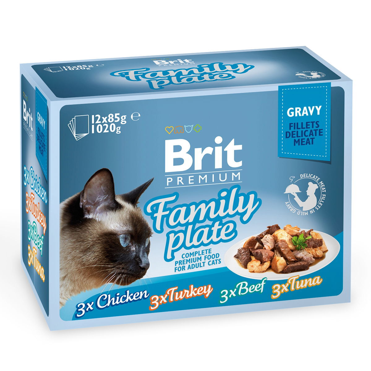 Brit Premium paloja kastikkeessa 12 x 85 g