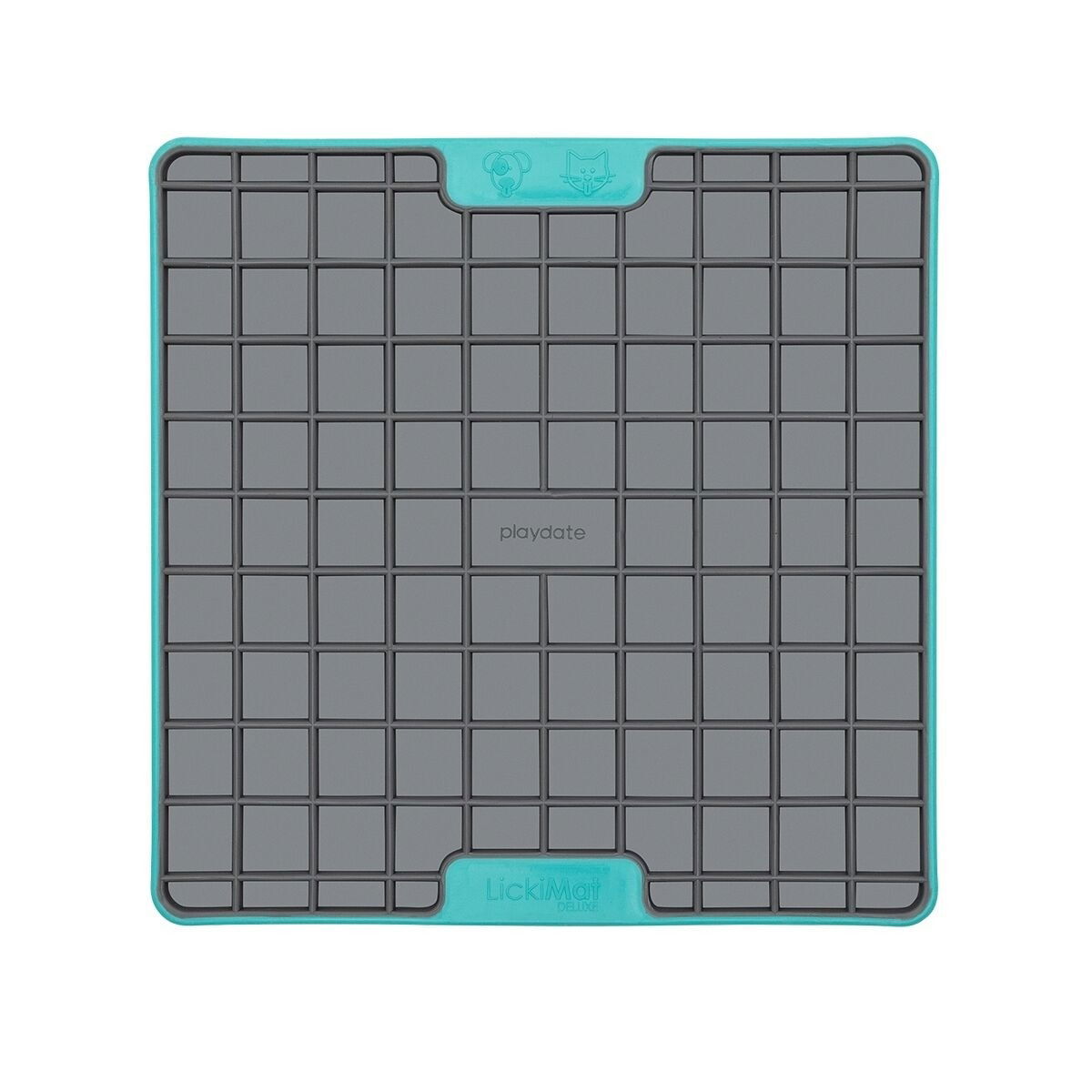 LickiMat Tuff Playdate Turquoise Dog