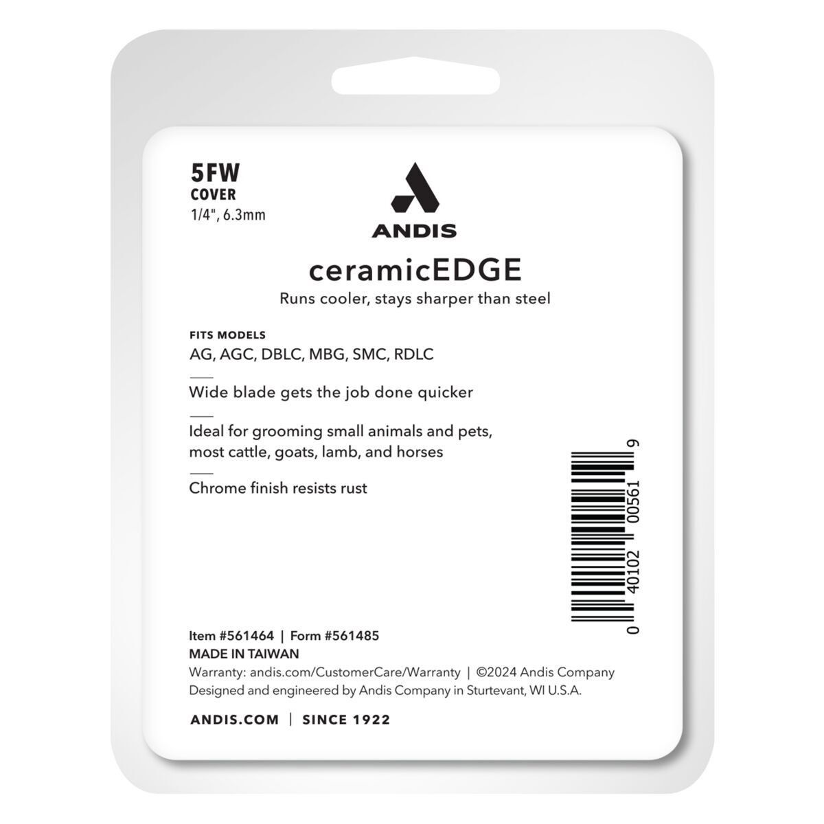 Andis CeramicEdge Wide leveä terä