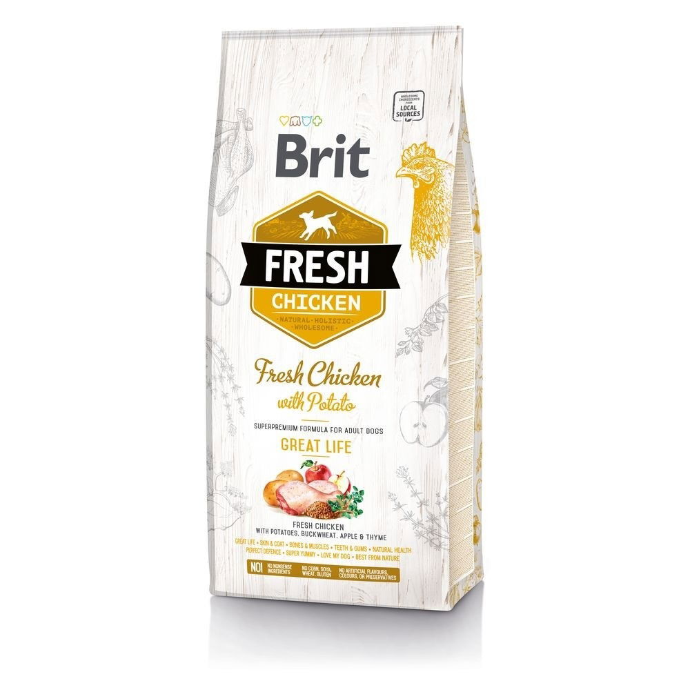 Brit Fresh Chick&Pot Adult GL
