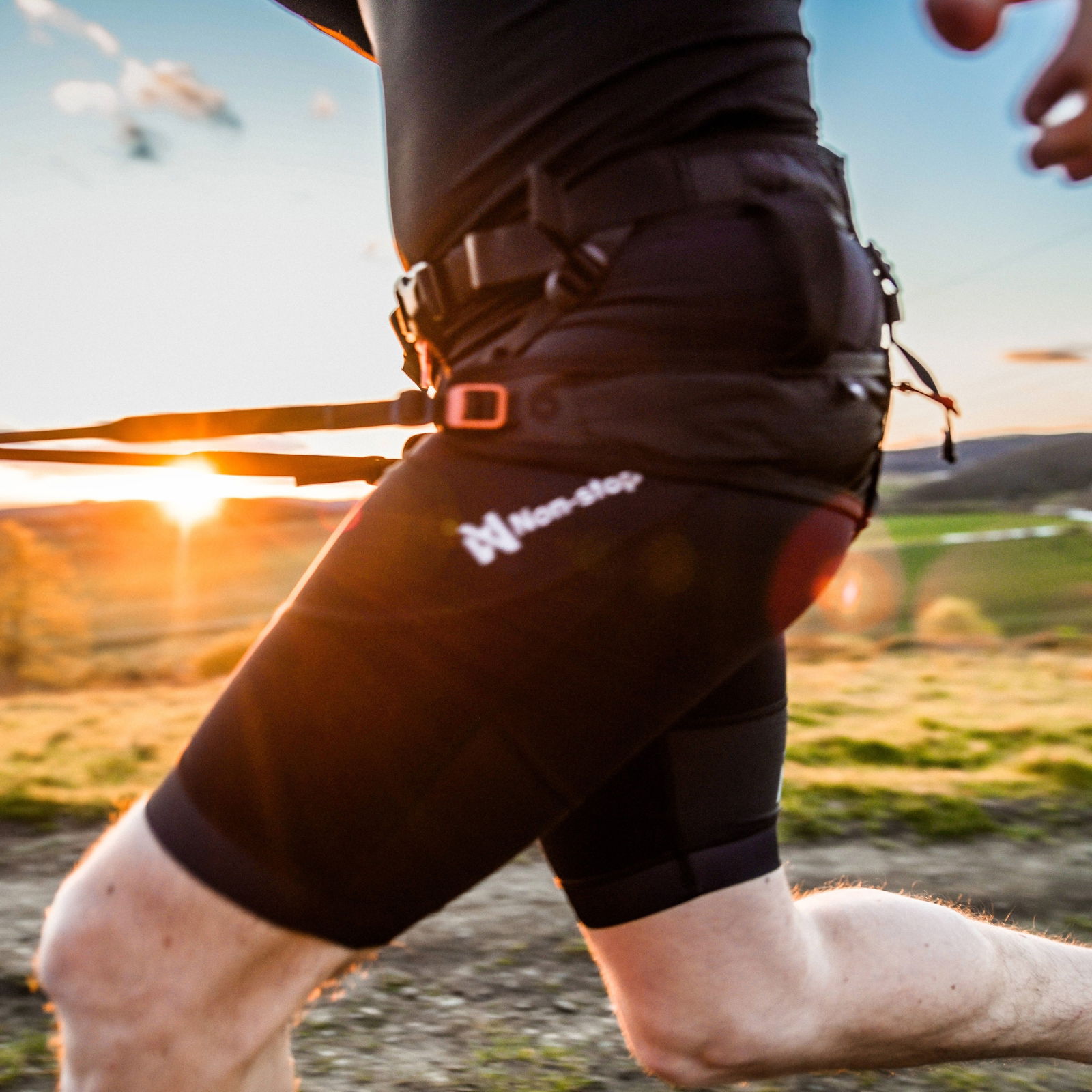 Non-stop dogwear Canix 2.0 juoksuvyö musta