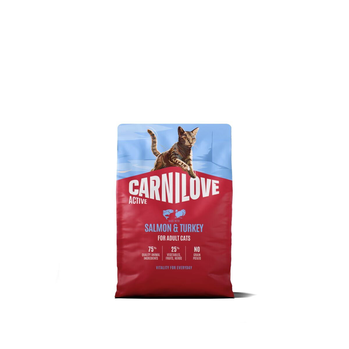 CARNILOVE ACTIVE cat dry made with salmon & turkey for adult all breeds