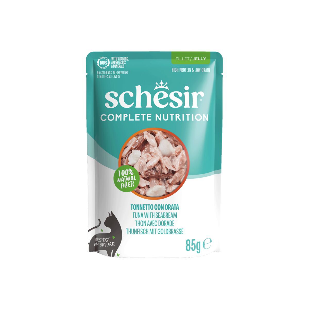Schesir C&B Tuna sea bream in Jelly Pouch 85 g
