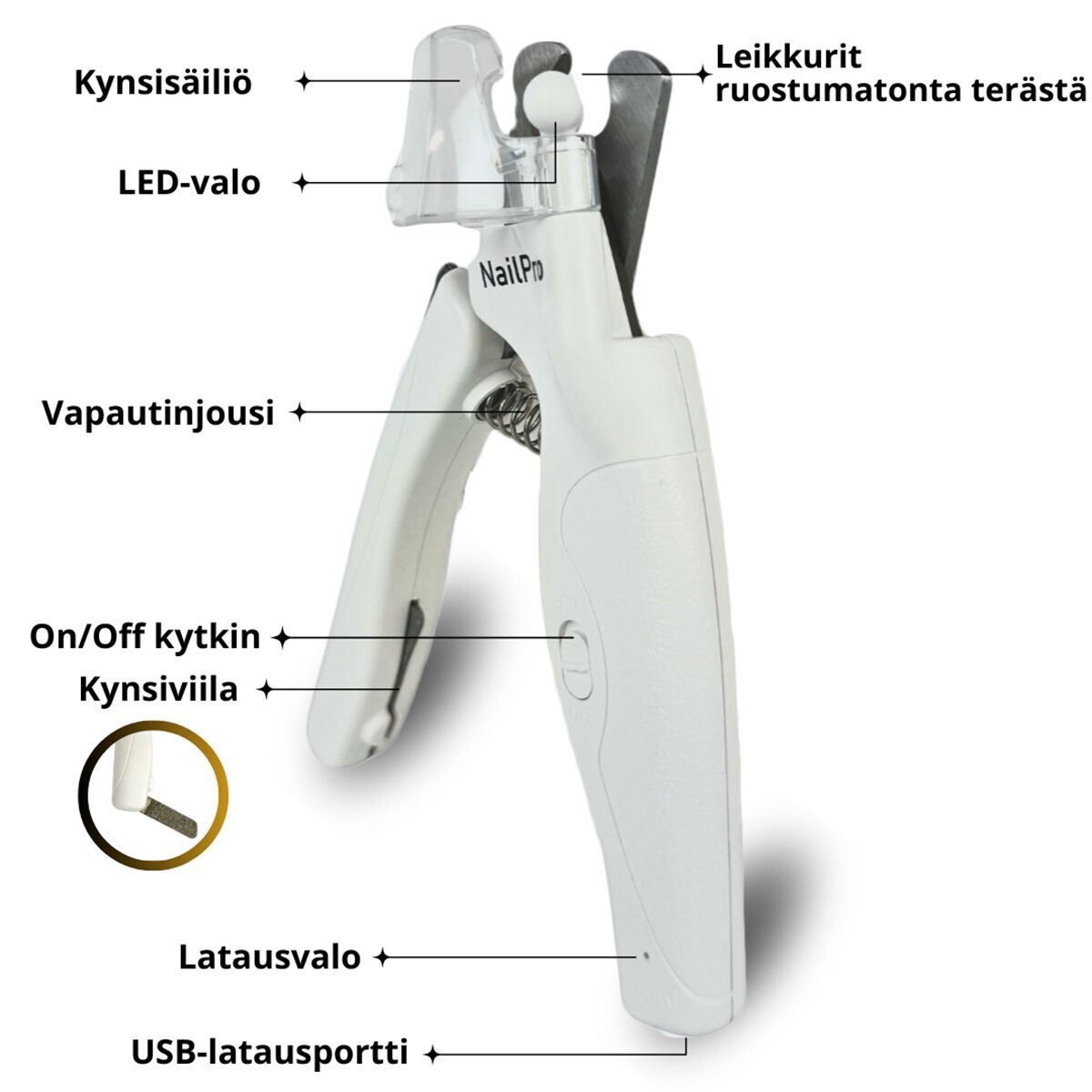 NailPro 4 in 1 nail clipper