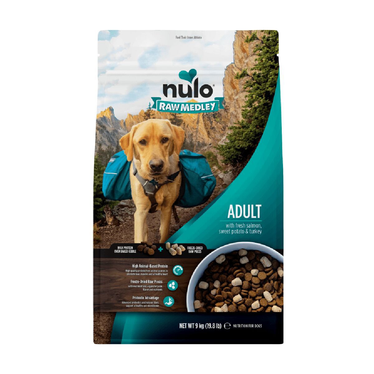 Nulo Raw Medley Dog Salmon, Sweet Potato & Turkey