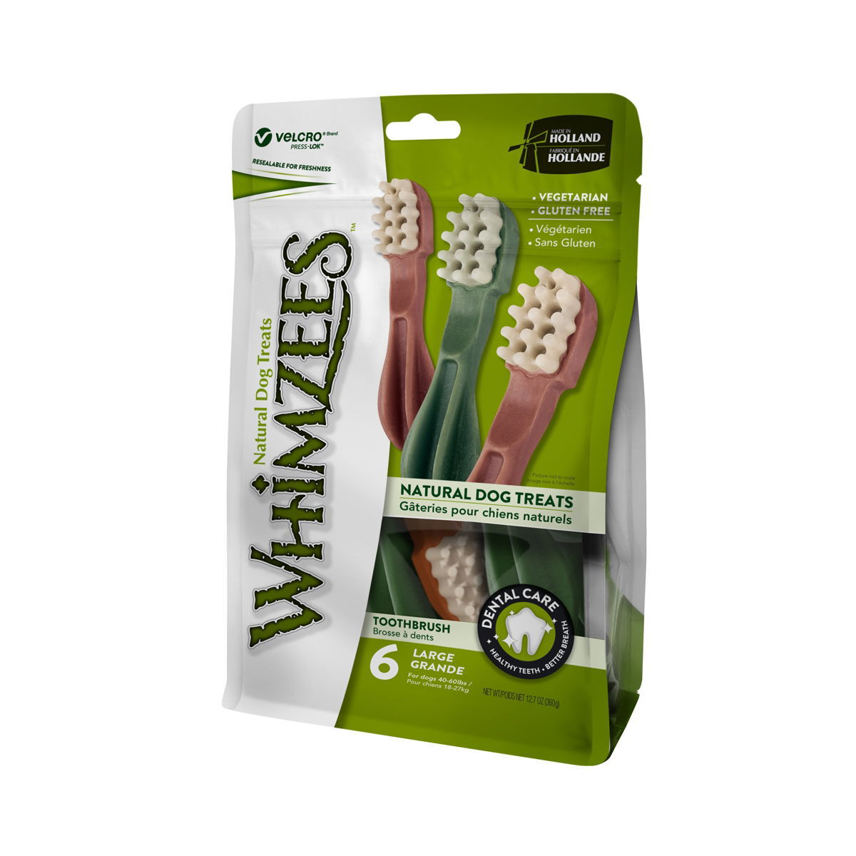 Whimzees hammasharja L 6kpl