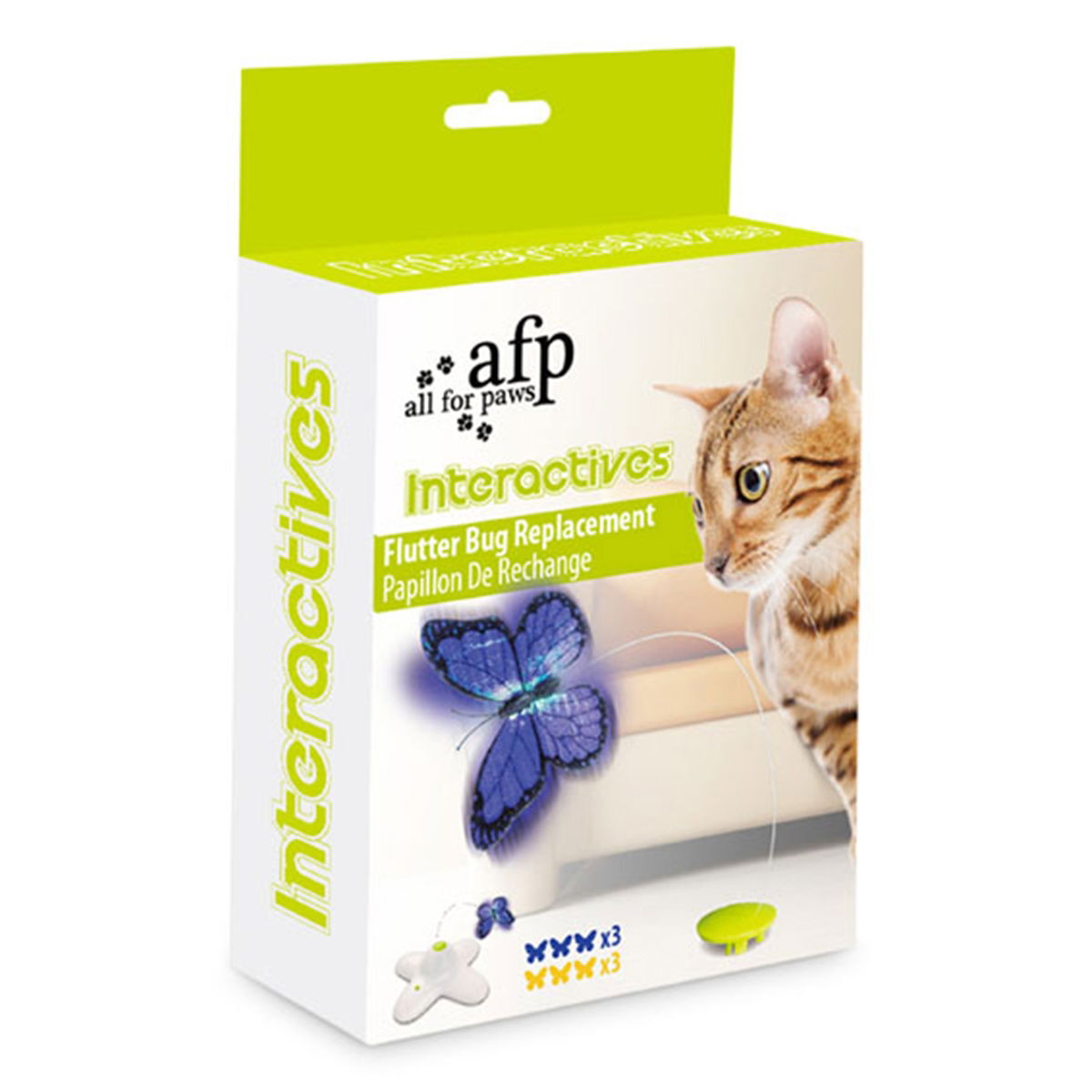 All For Paws Butterfly vaihtoperhoset aktivointileluun 6 kpl