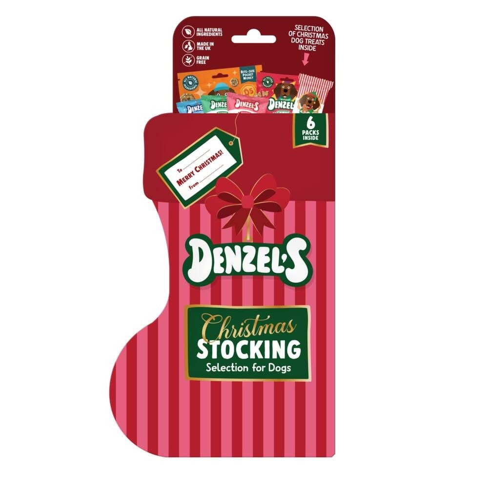 Denzel's Christmas Stocking herkkulahjapakkaus koiralle 214g